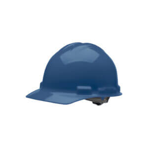 Hard Hat - 4 Pt. Ratchet Blue, Cap
