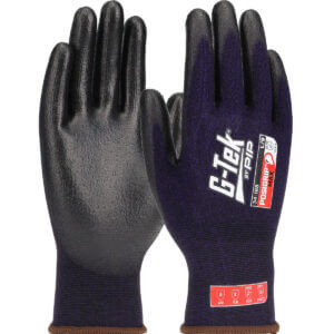 Cut-Resistant Glove with Palm and Finger Coating Touch Screen Compatible 