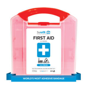 Surefill 25 ANSI 2021 A+ First Aid Kit - Retail Plastic Case
