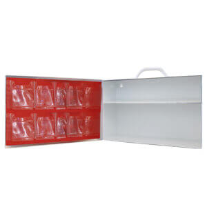 SUREFILL™ First Aid Metal Cabinet 2 Shelf Empty with pocket (not installed)