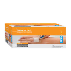 AEROPLAST™ Transparent Plastic Tape 1/2in x 5.5yds