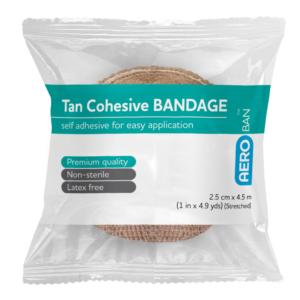 AEROBAN Tan Cohesive Bandage Wrap 