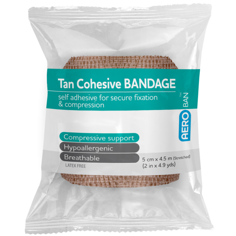 AEROBAN™ Tan Cohesive Bandage 2in x 4.9yds