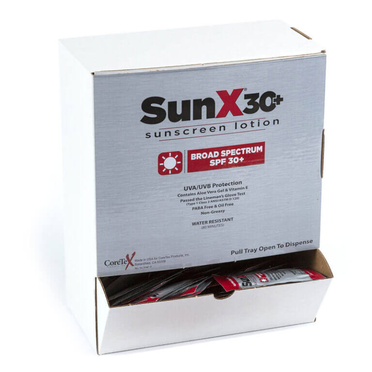 SunX30 Sunscreen Lotion Packets, 50/box