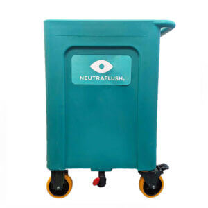 NeutraFlush Rolling drain cart stand for 16 Gal Eyewash Station