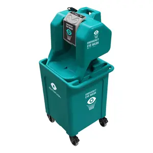NeutraFlush Gravity Fed Eyewash Station 16 Gal. with drain cart