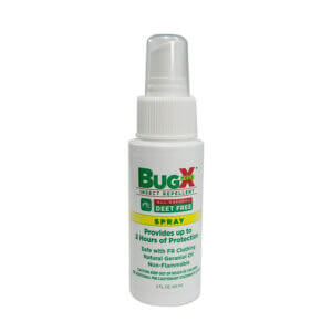 BugX DEET FREE Insect Repellent Spray, 2 oz. Bottle