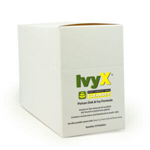 IvyX Post-Contact Cleanser Packets, Bulk 
