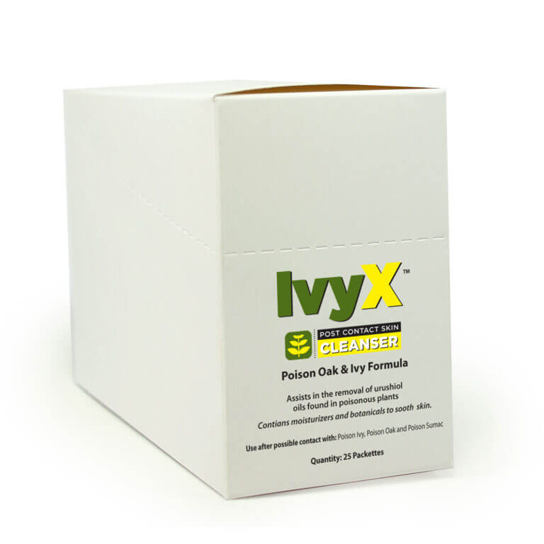 IvyX Post-Contact Cleanser Packets, 25/box