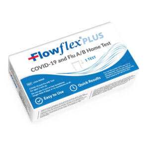 Flowflex Plus COVID -19 and Flu A/B Home Test single pack