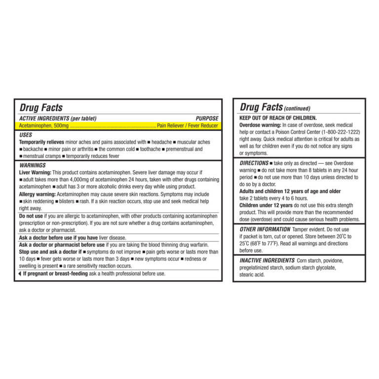 AEROTAB™ Non-Aspirin Tablets 250/box