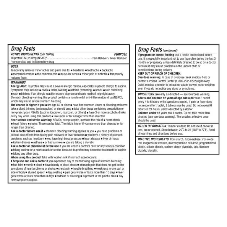 AEROTAB™ Ibuprofen Tablets 250/box