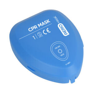 AEROSHIELD™ CPR Mask 1/hardshell case with gloves