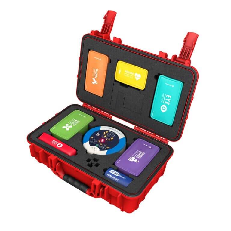 Modulator Trauma Kit with Heartsine 360P & Bleed Control - XL Rugged Hard Case