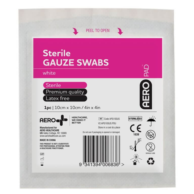 AEROPAD Gauze Pad 4 in x 4in 50/pack