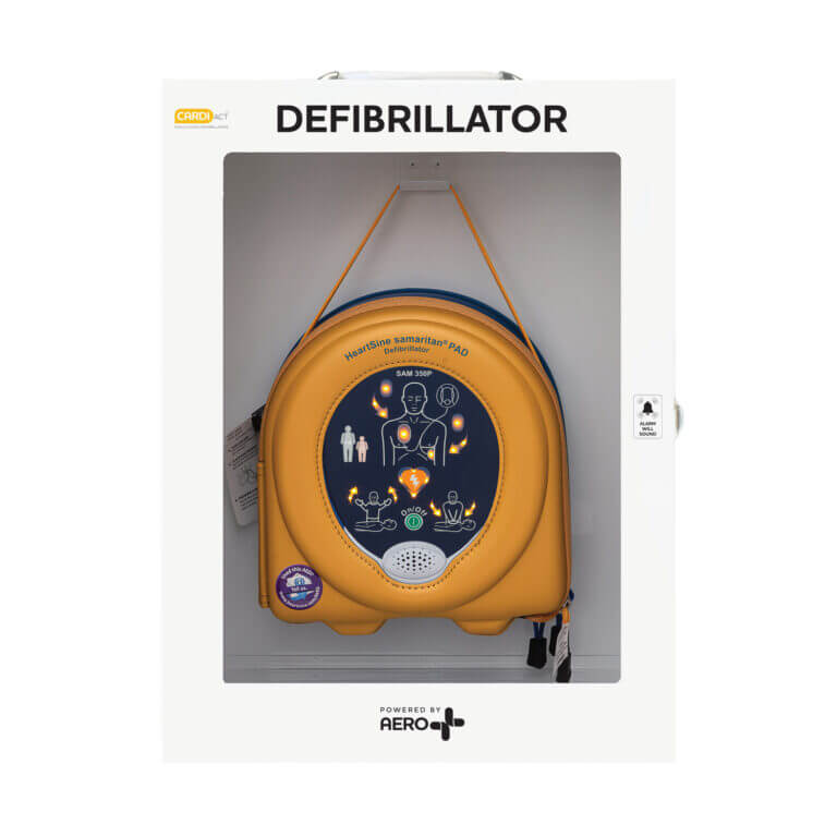 CARDIACT™ HeartSine® PAD 350P Package Alarmed Cabinet