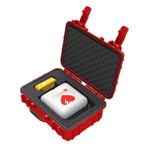 CARDIACT™ LIFEPAK CR2 Semi-Automatic, USB Defibrillator English Rugged Case
