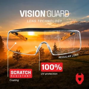 OverSpecs+ Clear Safety Glasses 